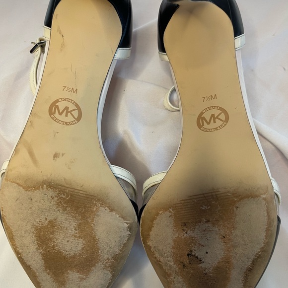 Michael Kors Black and White Heels - Picture 7 of 12